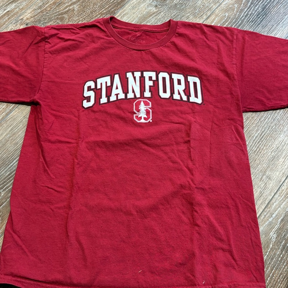 Stanford youth xl cardinal red fanatics t-shirt